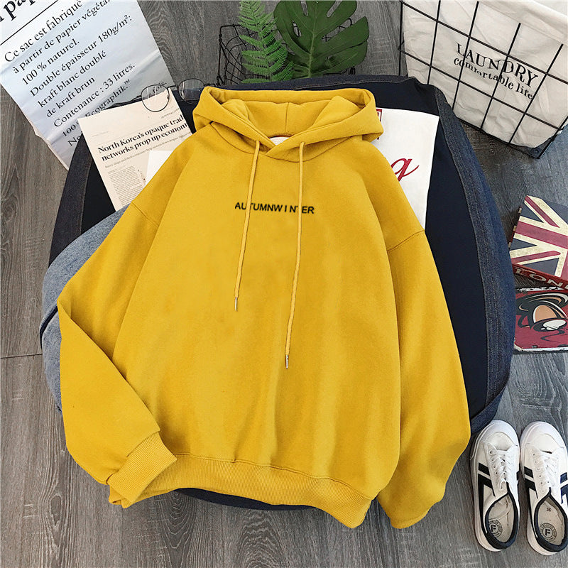 Korean Style Long Sleeve Casual Hoodie