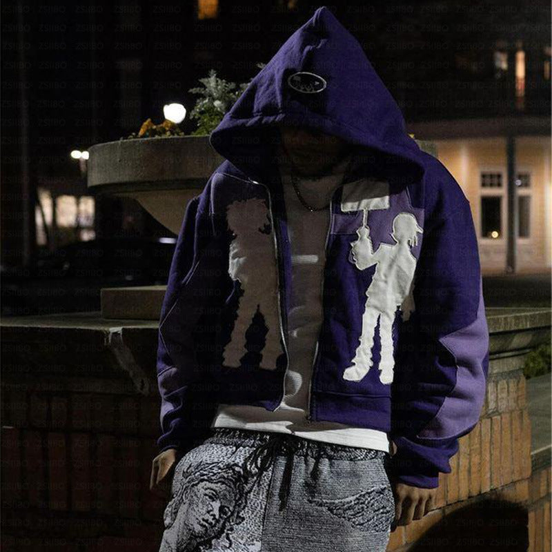 Y2g Personality Hip Hop Style Hoodie Cardigan