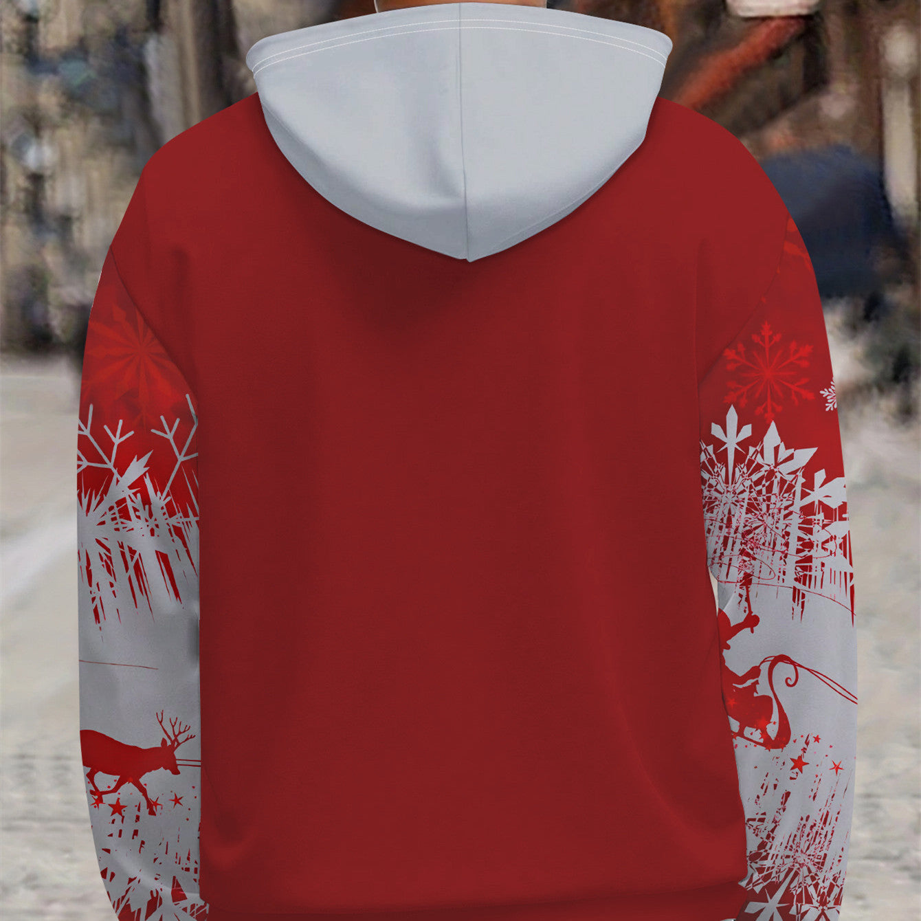 Men's Fashion Wear Hoodie Christmas Digital Printing