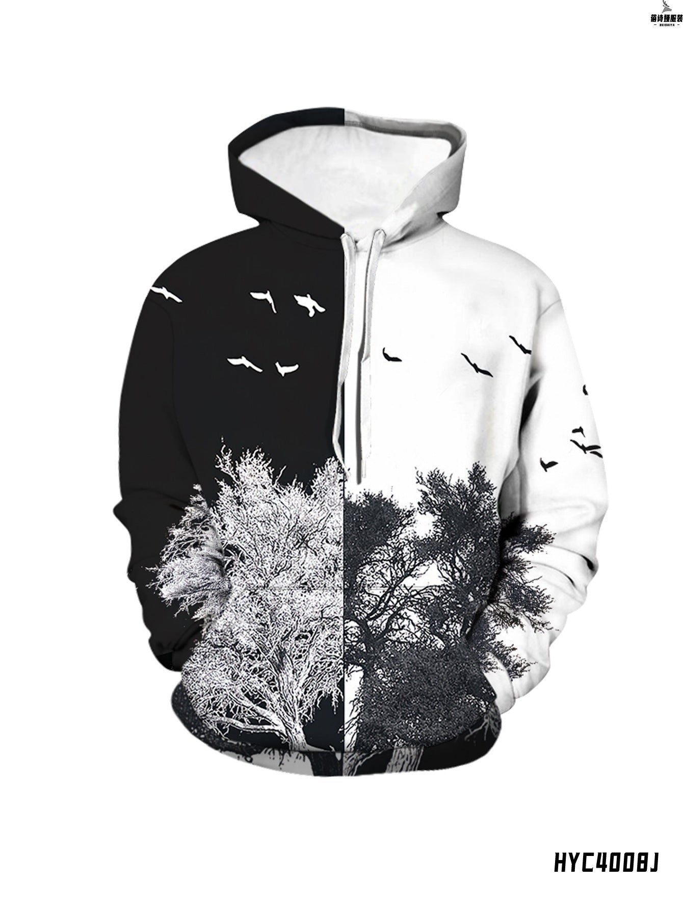 Men's Fashion Wear Hoodie Digital Printing